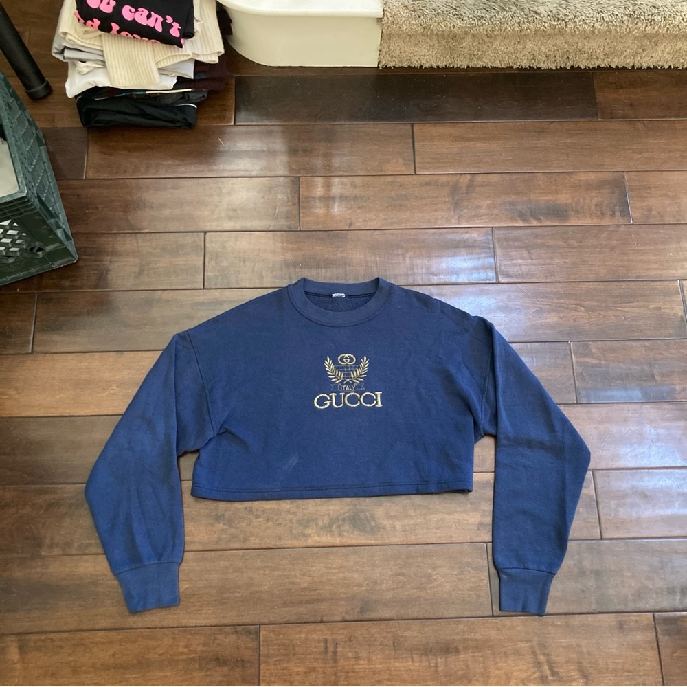 Gucci cropped sweater